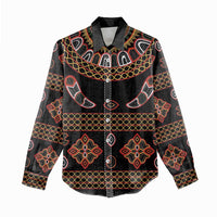 Toghu Women Casual Shirt Cameroon Traditional Pattern