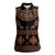Toghu Women Sleeveless Polo Shirt Cameroon Traditional Pattern