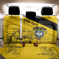 Custom Colombia Football Back Car Seat Cover Go Los Cafeteros