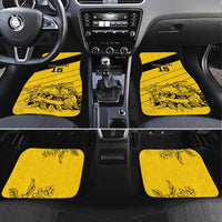 Custom Colombia Football Car Mats Go Los Cafeteros