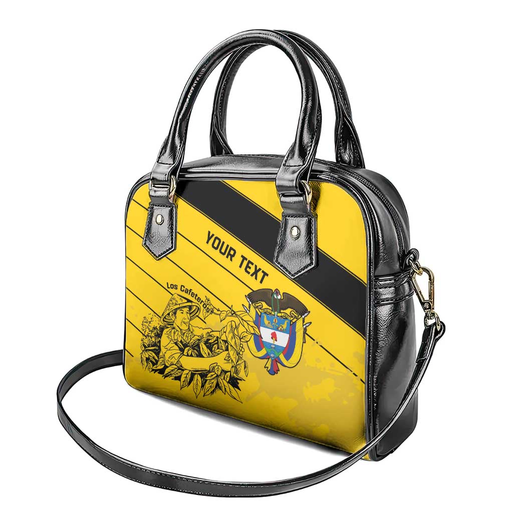 Custom Colombia Football Shoulder Handbag Go Los Cafeteros