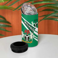 Nigeria Coat Of Arms 4 in 1 Can Cooler Tumbler Sporty Style