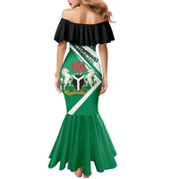 Nigeria Coat Of Arms Family Matching Mermaid Dress and Hawaiian Shirt Sporty Style