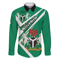 Nigeria Coat Of Arms Family Matching Puletasi and Hawaiian Shirt Sporty Style