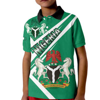 Nigeria Coat Of Arms Kid Polo Shirt Sporty Style