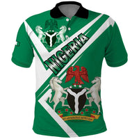 Nigeria Coat Of Arms Polo Shirt Sporty Style