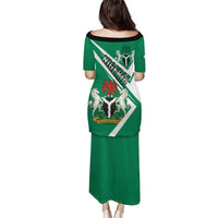 Nigeria Coat Of Arms Puletasi Sporty Style