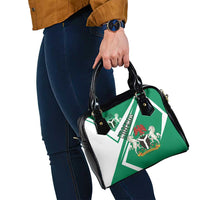 Nigeria Coat Of Arms Shoulder Handbag Sporty Style
