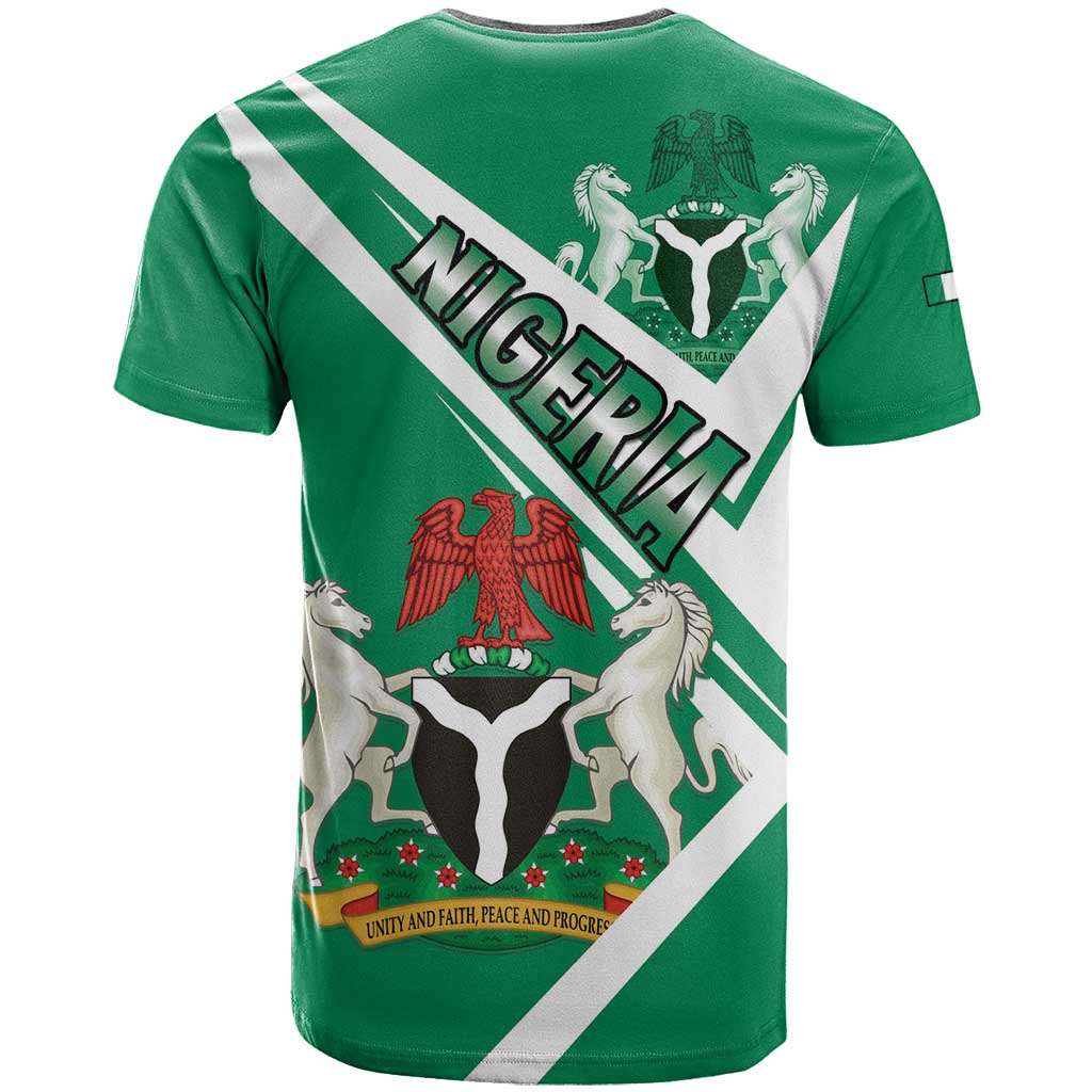 Nigeria Coat Of Arms T Shirt Sporty Style