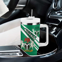 Nigeria Coat Of Arms Tumbler With Handle Sporty Style