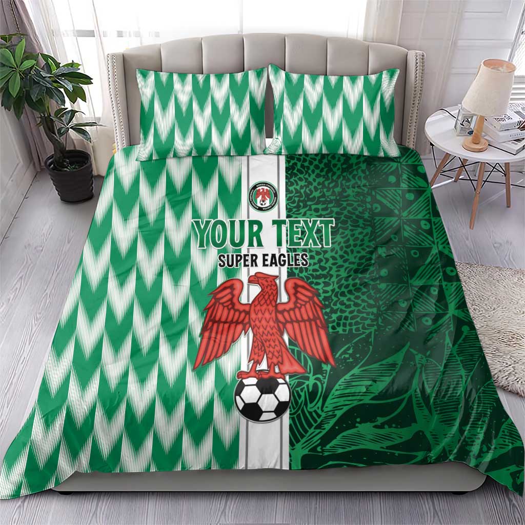 Custom Nigeria Football Bedding Set Come On Super Eagles