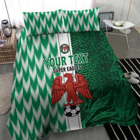 Custom Nigeria Football Bedding Set Come On Super Eagles
