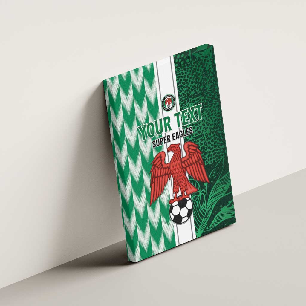 Custom Nigeria Football Canvas Wall Art Come On Super Eagles