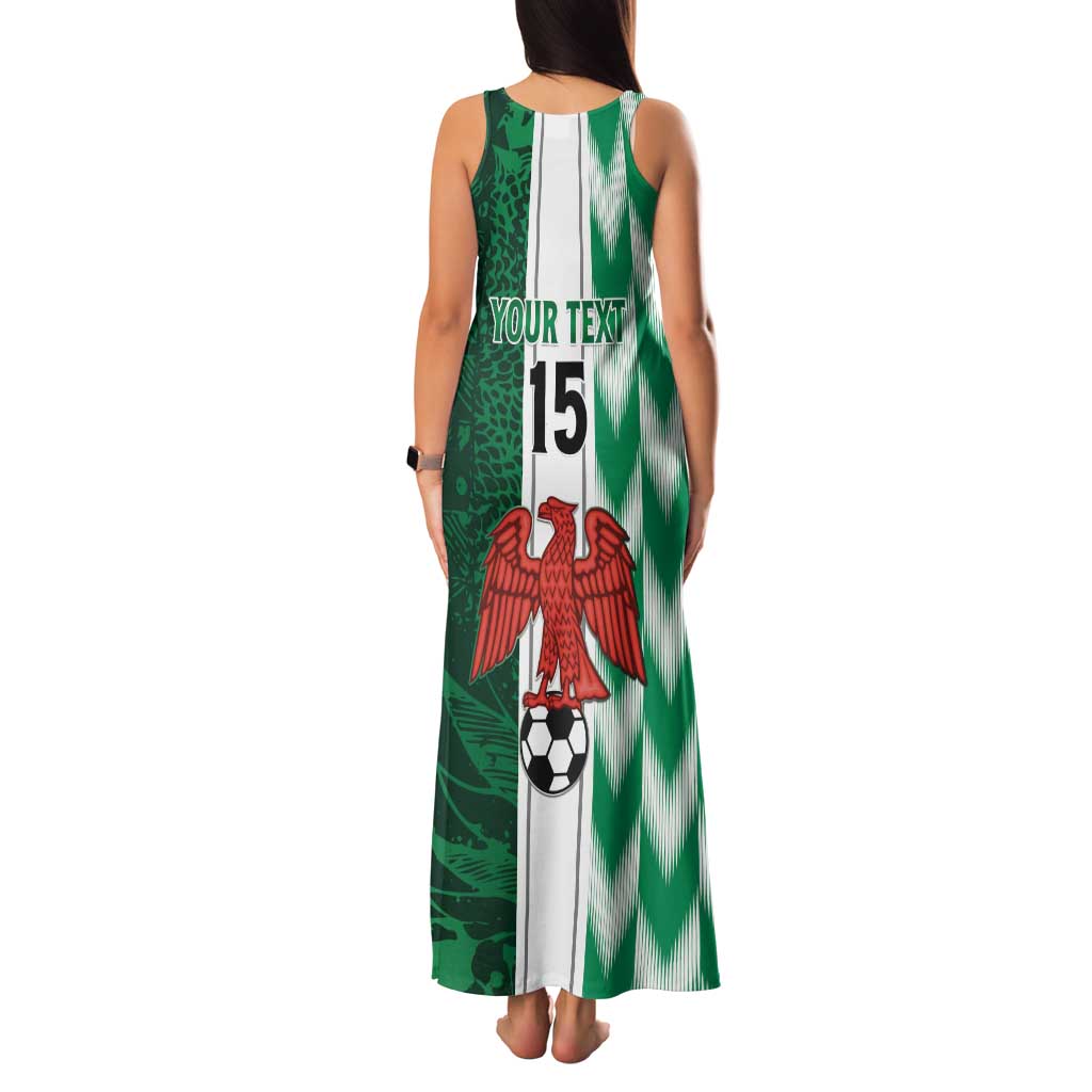 Custom Nigeria Football Family Matching Tank Maxi Dress and Hawaiian Shirt Come On Super Eagles