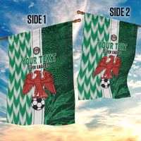 Custom Nigeria Football Garden Flag Come On Super Eagles