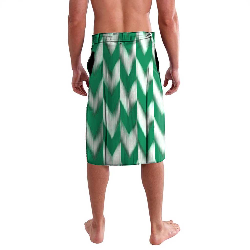 Custom Nigeria Football Lavalava Come On Super Eagles