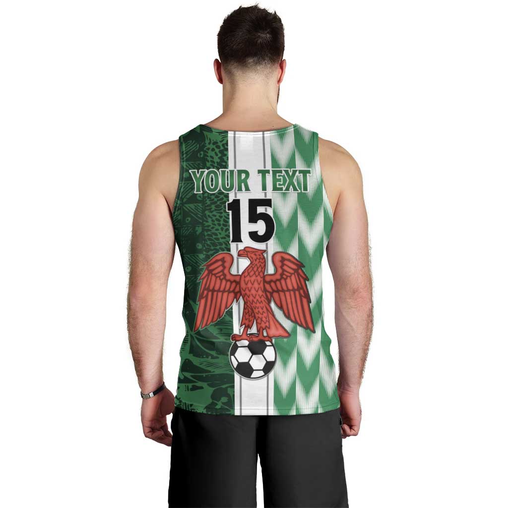 Custom Nigeria Football Men Tank Top Come On Super Eagles