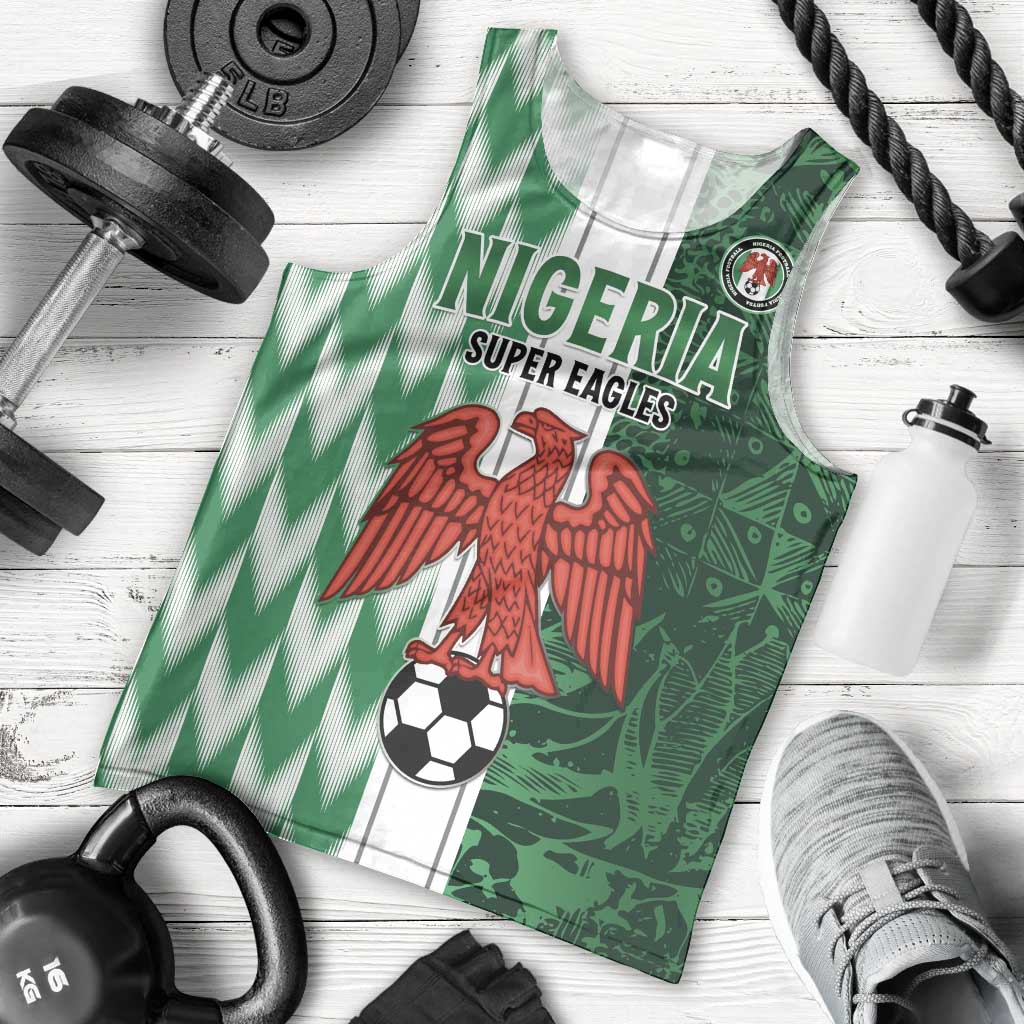 Custom Nigeria Football Men Tank Top Come On Super Eagles