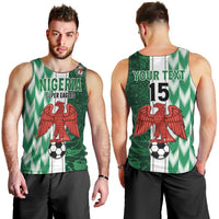 Custom Nigeria Football Men Tank Top Come On Super Eagles