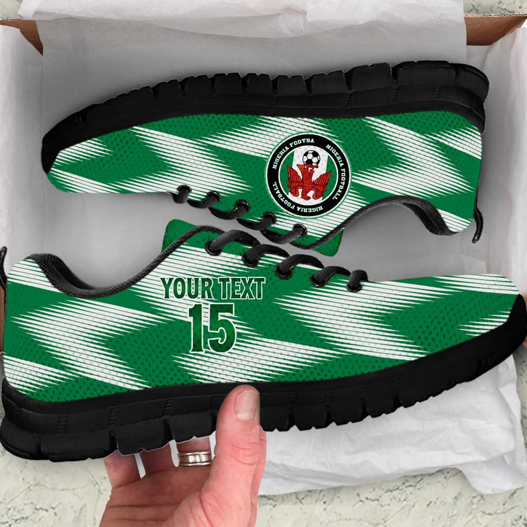 Custom Nigeria Football Sneakers Come On Super Eagles