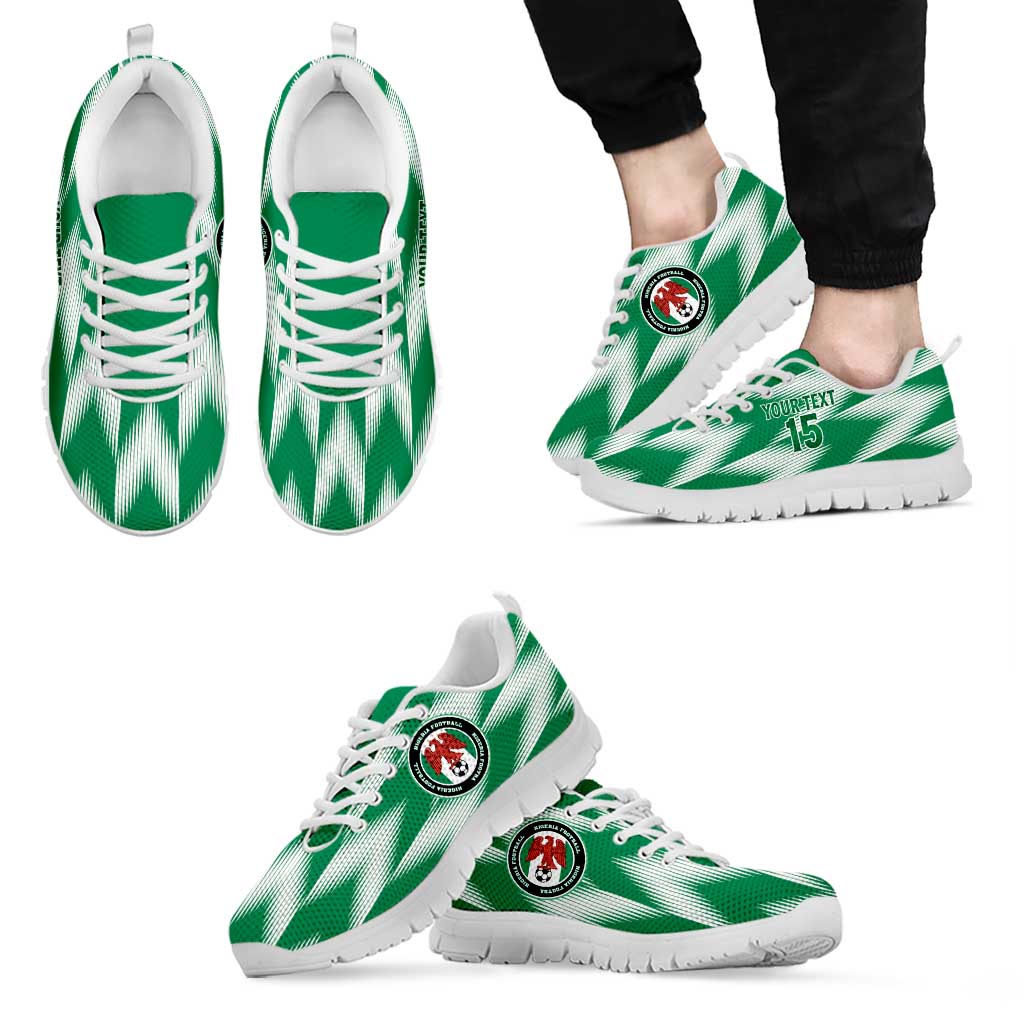 Custom Nigeria Football Sneakers Come On Super Eagles