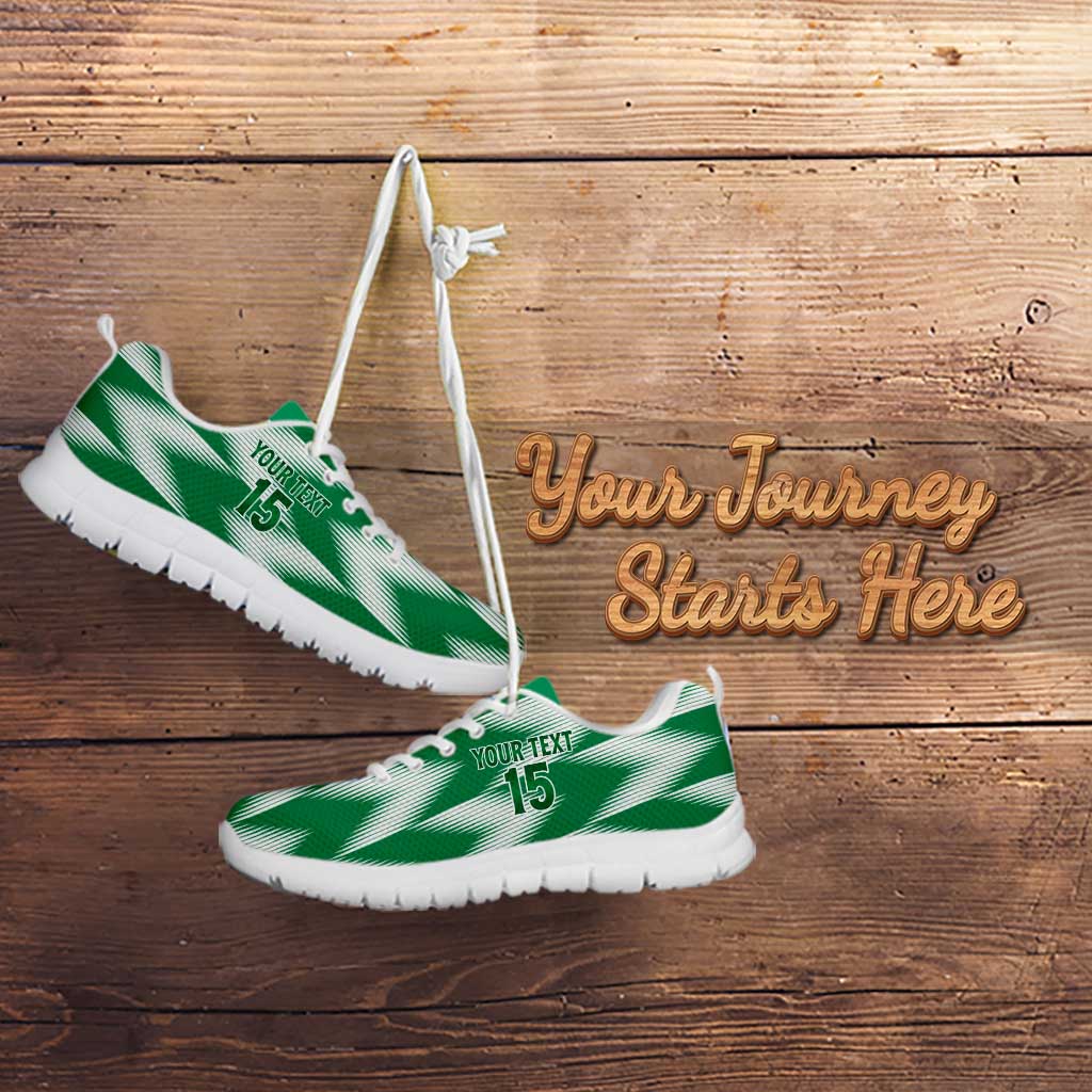 Custom Nigeria Football Sneakers Come On Super Eagles