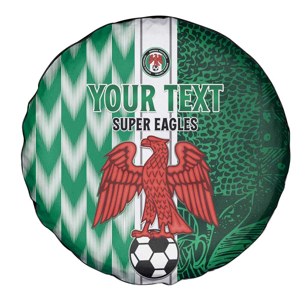 Custom Nigeria Football Spare Tire Cover Come On Super Eagles