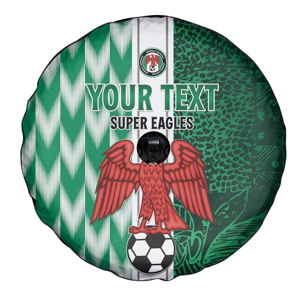 Custom Nigeria Football Spare Tire Cover Come On Super Eagles