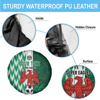 Custom Nigeria Football Spare Tire Cover Come On Super Eagles