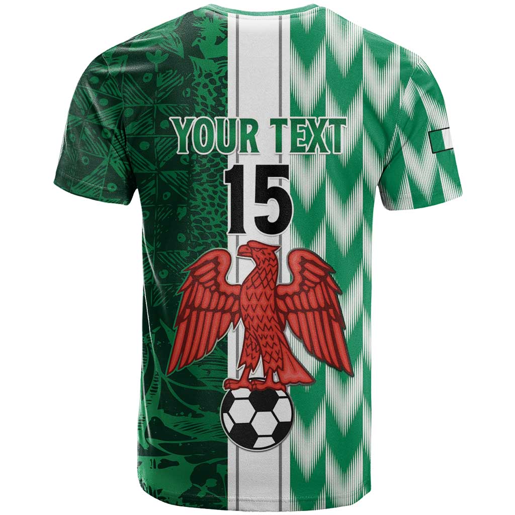 Custom Nigeria Football T Shirt Come On Super Eagles