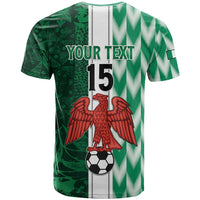 Custom Nigeria Football T Shirt Come On Super Eagles