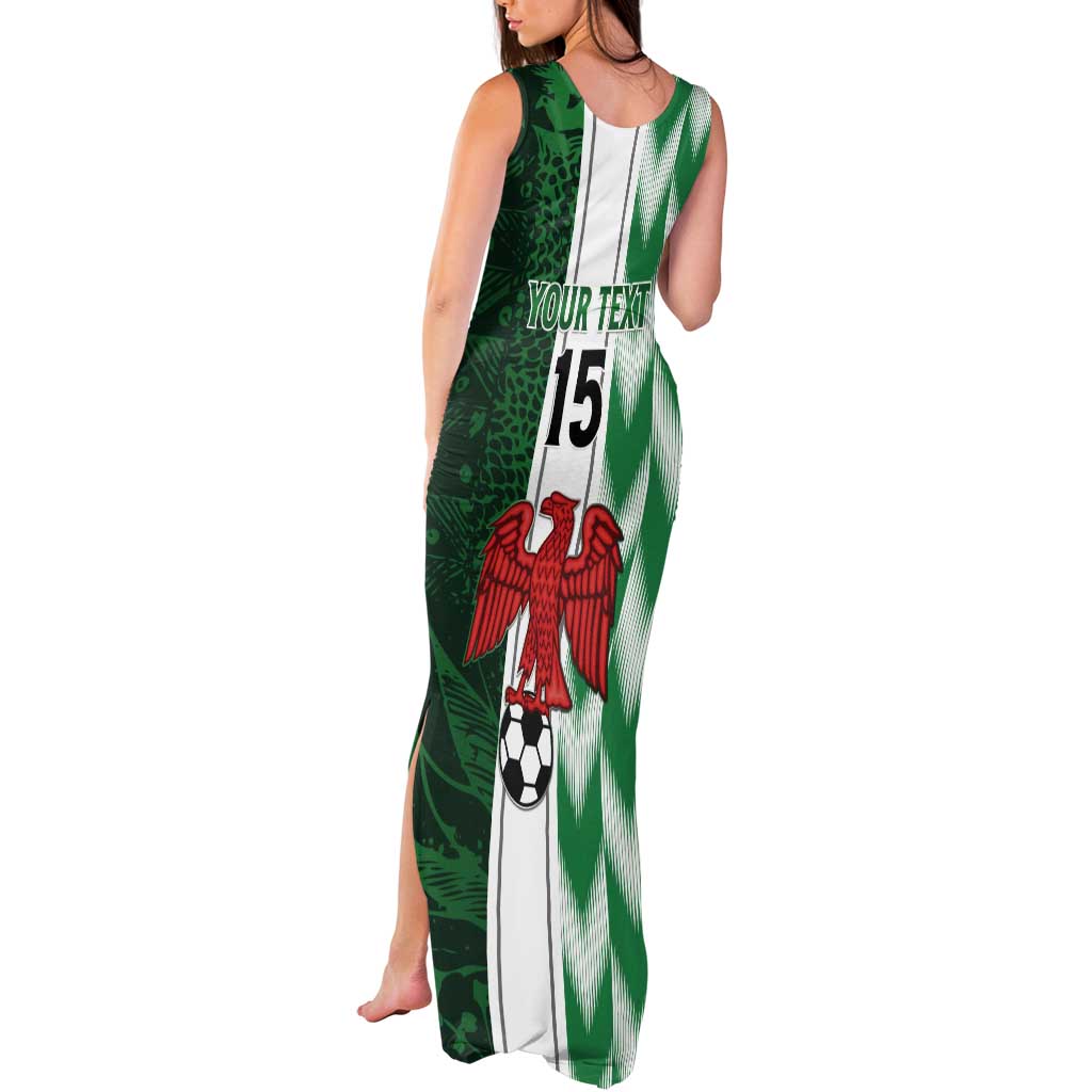 Custom Nigeria Football Tank Maxi Dress Come On Super Eagles