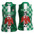 Custom Nigeria Football Women Sleeveless Polo Shirt Come On Super Eagles