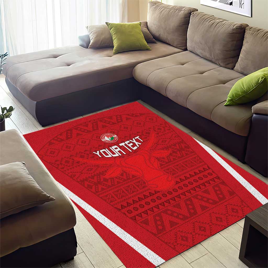 Custom Madagascar Football Area Rug Go Barea Go