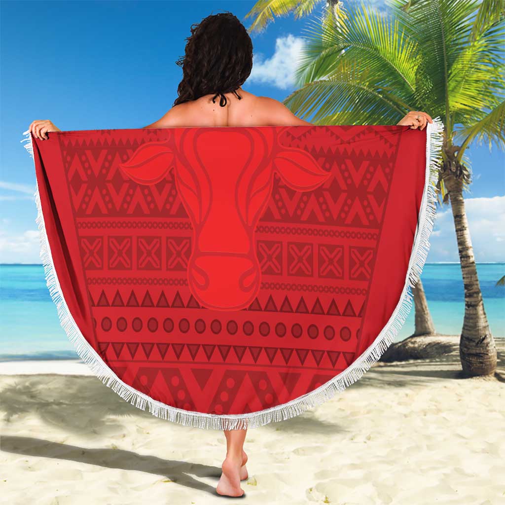 Custom Madagascar Football Beach Blanket Go Barea Go