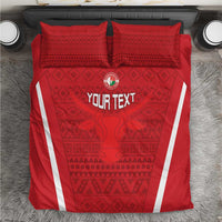 Custom Madagascar Football Bedding Set Go Barea Go
