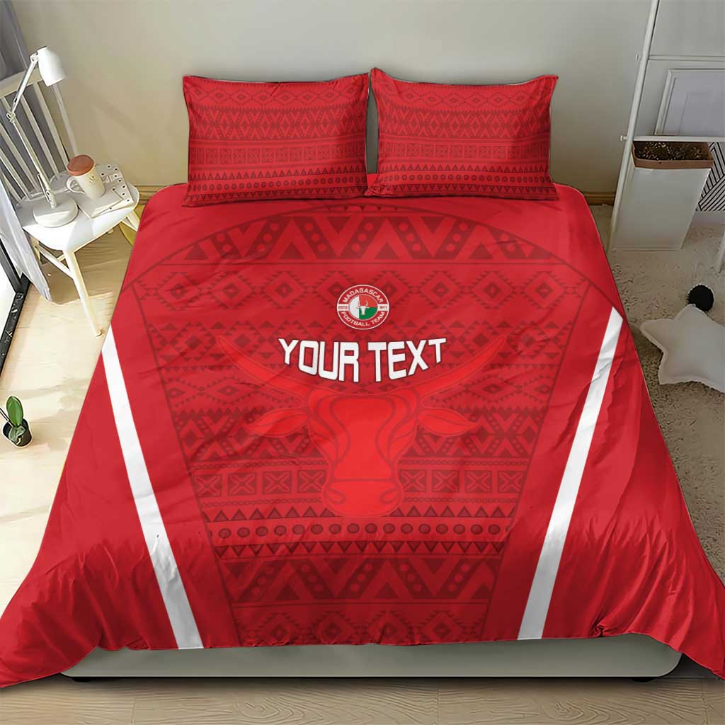 Custom Madagascar Football Bedding Set Go Barea Go