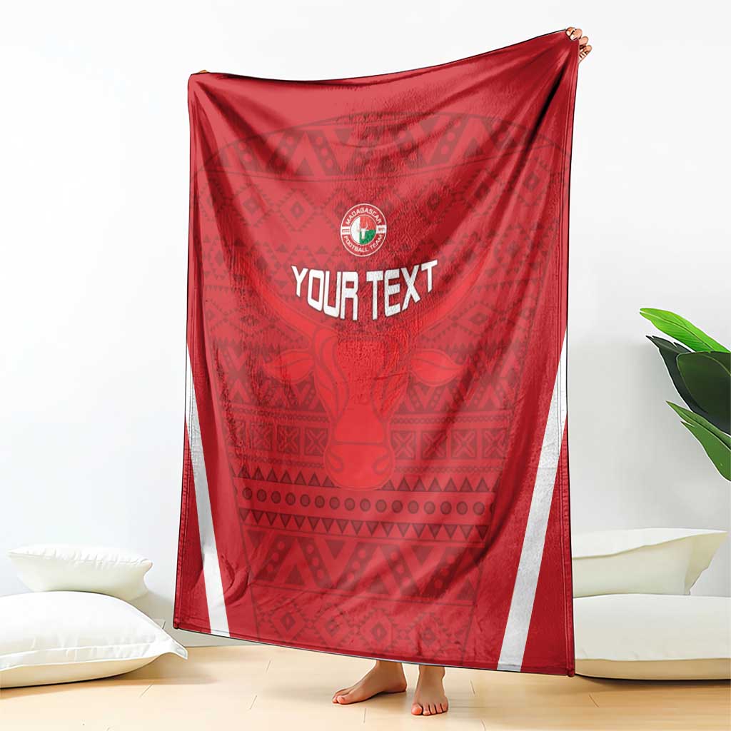 Custom Madagascar Football Blanket Go Barea Go