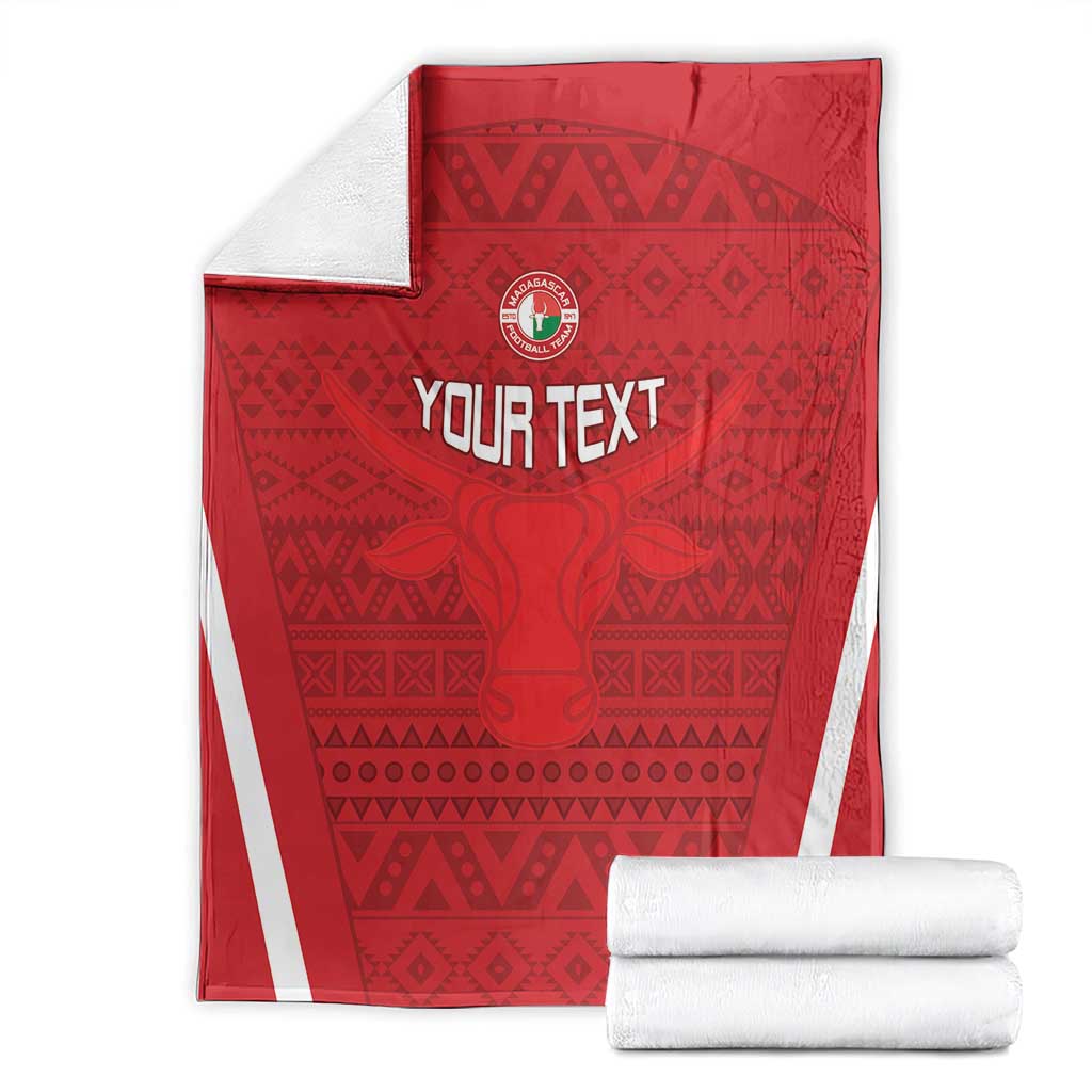 Custom Madagascar Football Blanket Go Barea Go