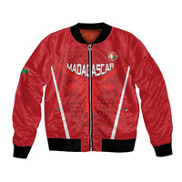 Custom Madagascar Football Bomber Jacket Go Barea Go