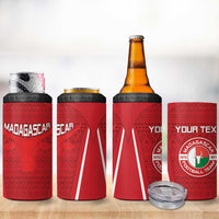 Custom Madagascar Football 4 in 1 Can Cooler Tumbler Go Barea Go