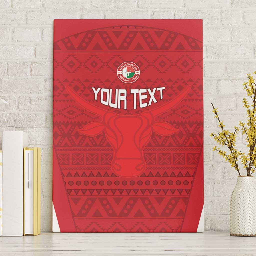 Custom Madagascar Football Canvas Wall Art Go Barea Go