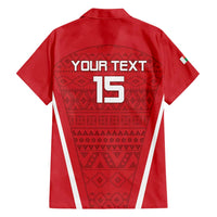 Custom Madagascar Football Family Matching Long Sleeve Bodycon Dress and Hawaiian Shirt Go Barea Go