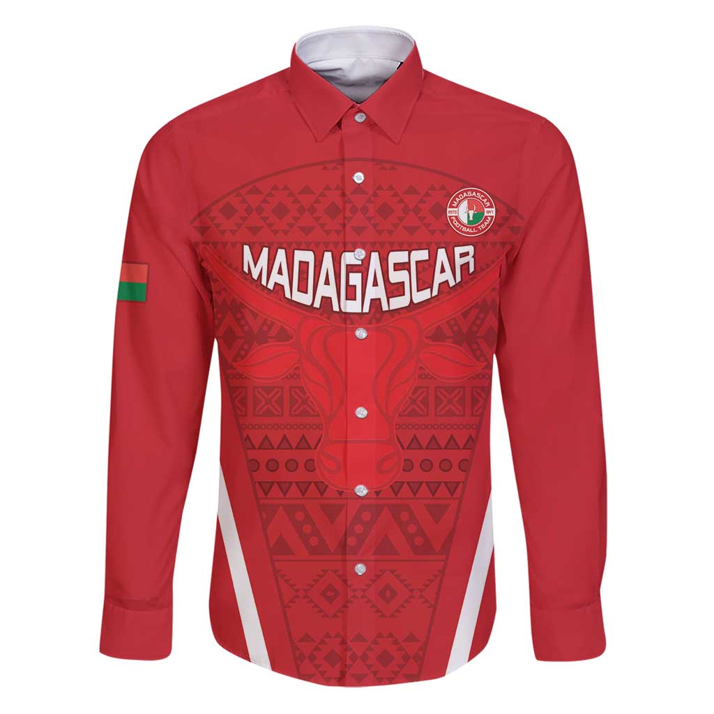 Custom Madagascar Football Family Matching Puletasi and Hawaiian Shirt Go Barea Go