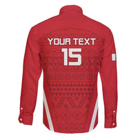 Custom Madagascar Football Family Matching Short Sleeve Bodycon Dress and Hawaiian Shirt Go Barea Go