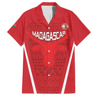 Custom Madagascar Football Family Matching Summer Maxi Dress and Hawaiian Shirt Go Barea Go