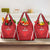 Custom Madagascar Football Grocery Bag Go Barea Go
