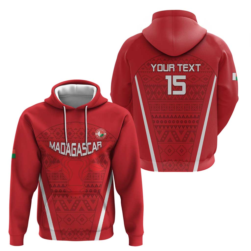 Custom Madagascar Football Hoodie Go Barea Go