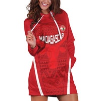 Custom Madagascar Football Hoodie Dress Go Barea Go