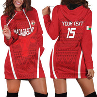 Custom Madagascar Football Hoodie Dress Go Barea Go